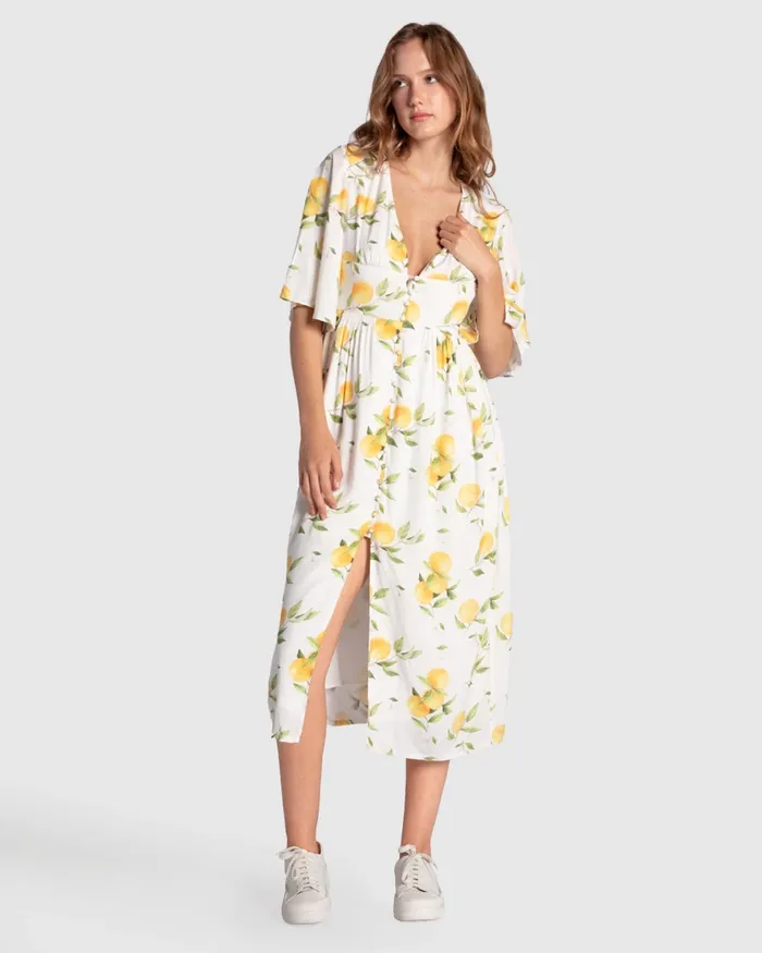 Crazy Love Button Up Dress 8211 Orchard Women Dresses Belle and Bloom