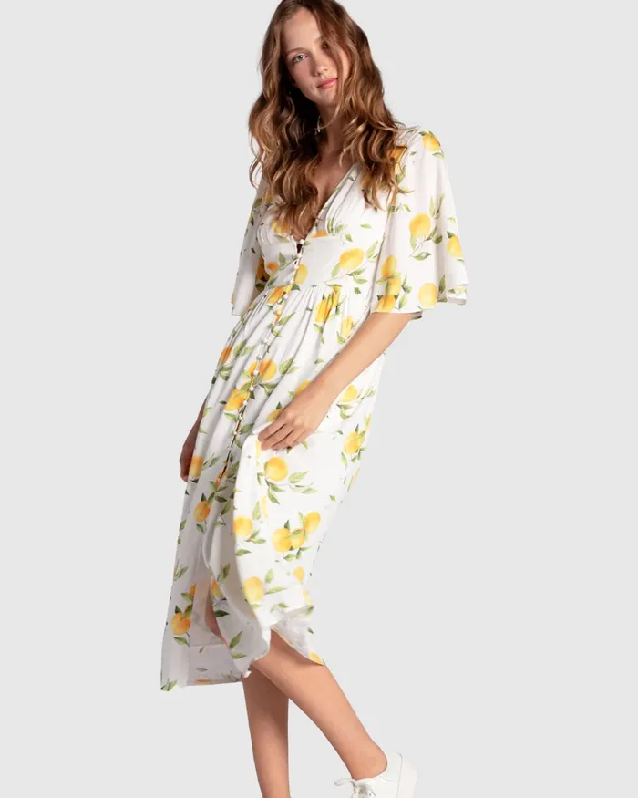 Crazy Love Button Up Dress 8211 Orchard Women Dresses Belle and Bloom