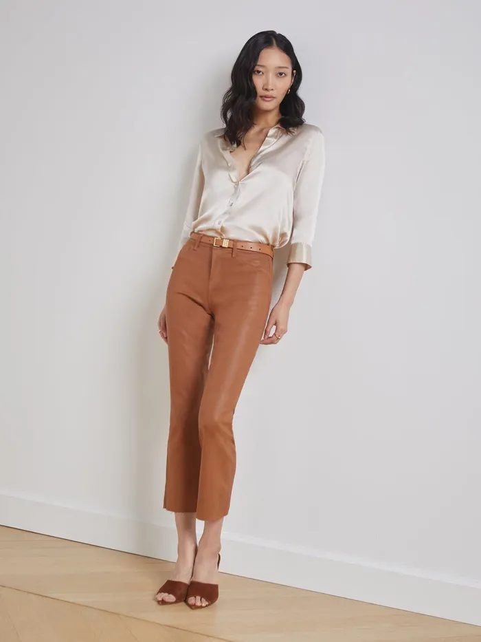 Dani Silk Blouse Champagne Women L039Agence Blouses and Tops Dani Silk Blouse Champagne Women L039Agence Blouses and Tops