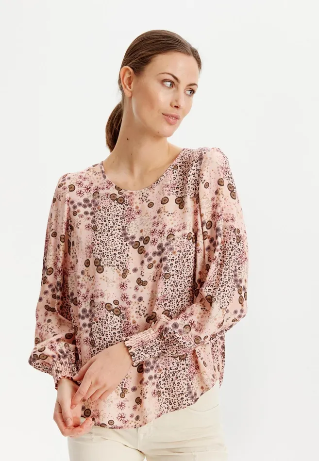 DELFINA BLOUSE 15514 215 Rose 215 Women IN FRONT BLOUSES SHIRTS