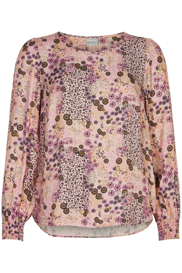 DELFINA BLOUSE 15514 215 Rose 215 Women IN FRONT BLOUSES SHIRTS