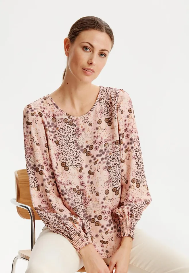 DELFINA BLOUSE 15514 215 Rose 215 Women IN FRONT BLOUSES SHIRTS