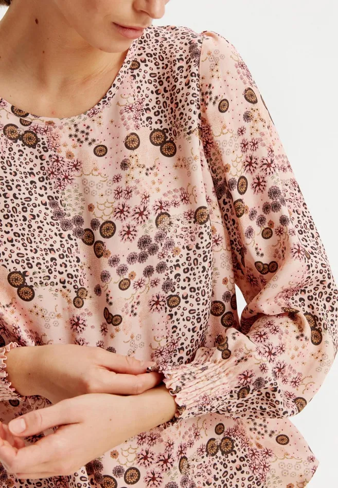 DELFINA BLOUSE 15514 215 Rose 215 Women IN FRONT BLOUSES SHIRTS