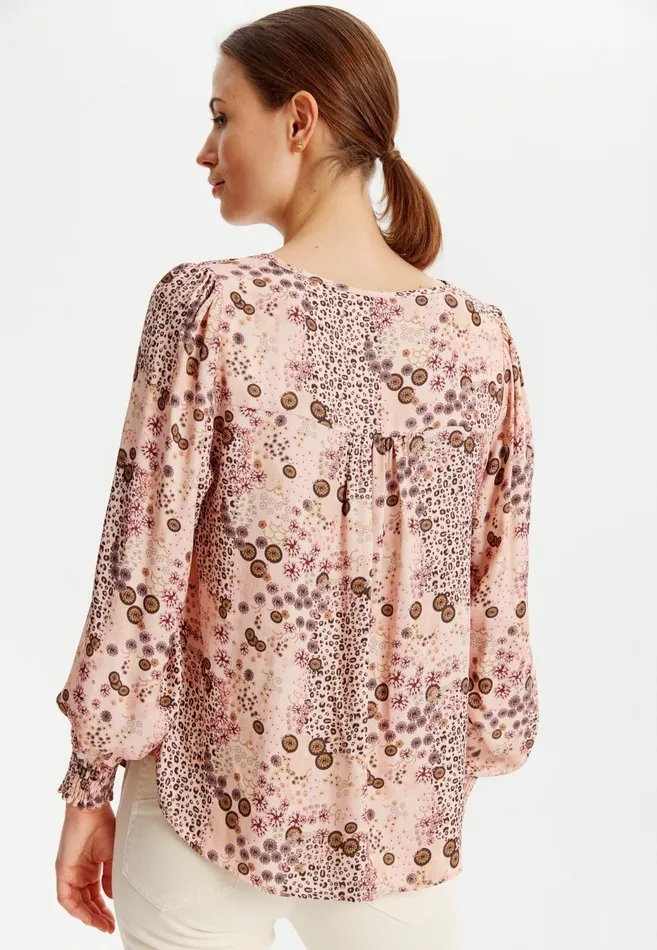 DELFINA BLOUSE 15514 215 Rose 215 Women IN FRONT BLOUSES SHIRTS