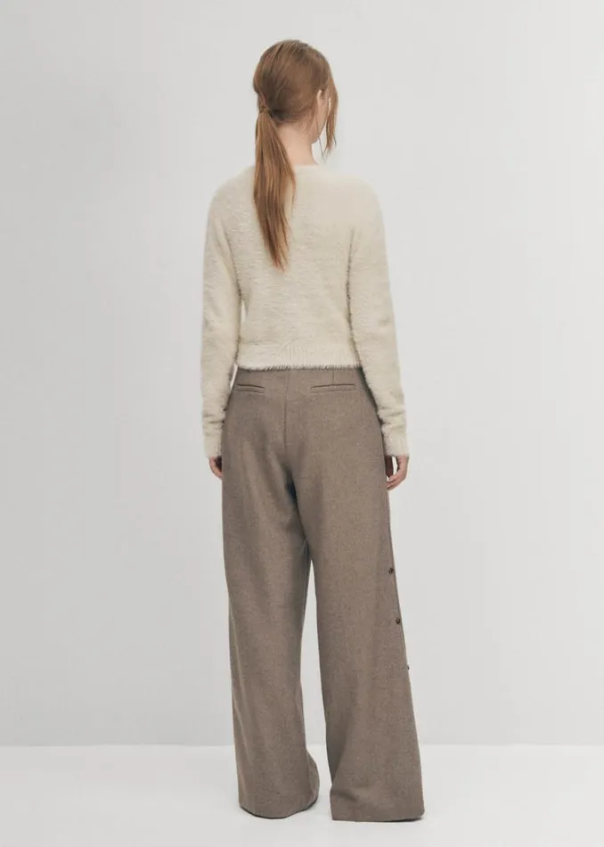 Deli Ecru Tricot Sweater Women ALOHAS Sweaters Cardigans