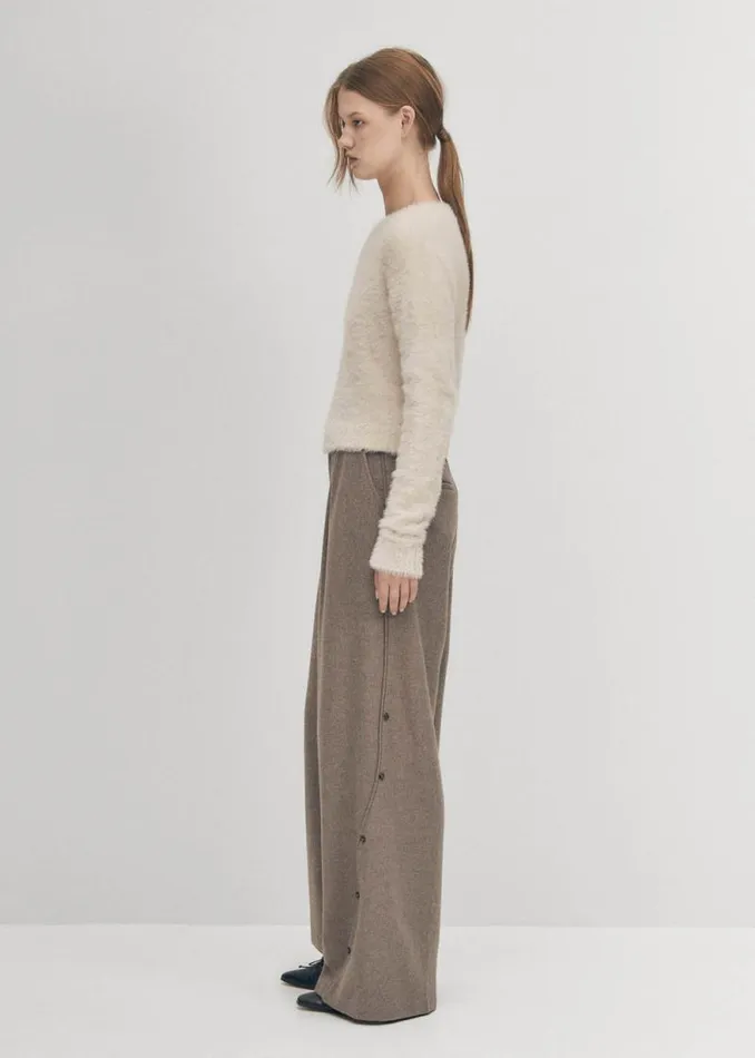 Deli Ecru Tricot Sweater Women ALOHAS Sweaters Cardigans