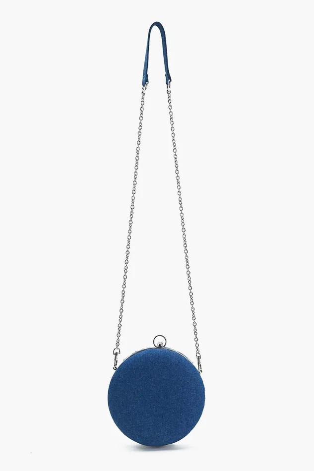 Denim Dazzle Beaded Clutch Denim Dazzle Beaded Clutch