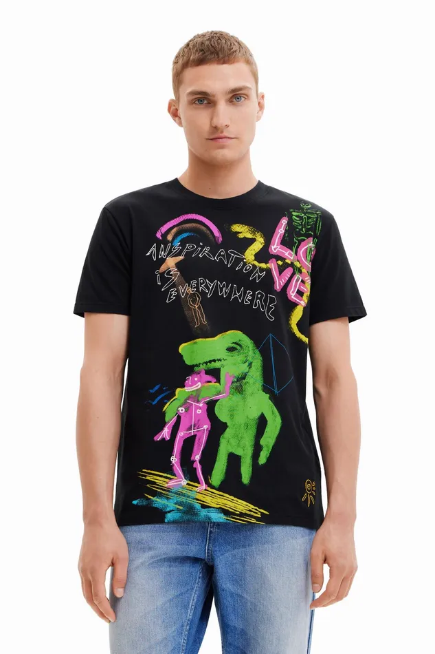 Dino Shortsleeve Tshirt Mens Desigual Tshirt and Polos