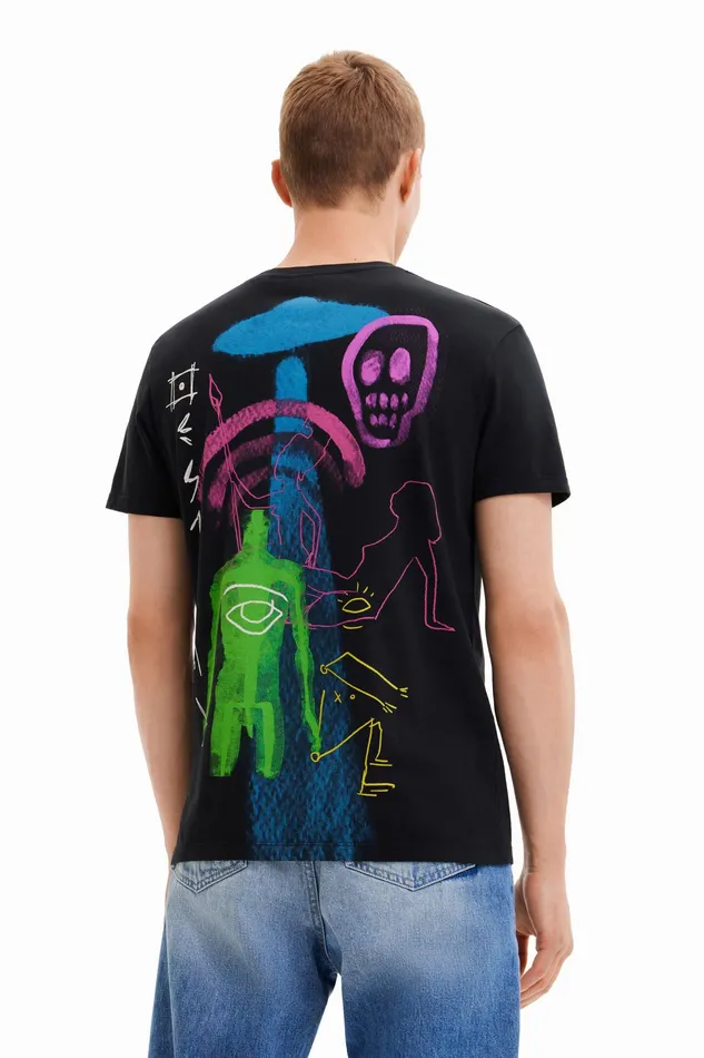 Dino Shortsleeve Tshirt Mens Desigual Tshirt and Polos