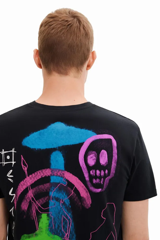 Dino Shortsleeve Tshirt Mens Desigual Tshirt and Polos