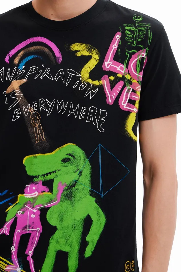 Dino Shortsleeve Tshirt Mens Desigual Tshirt and Polos