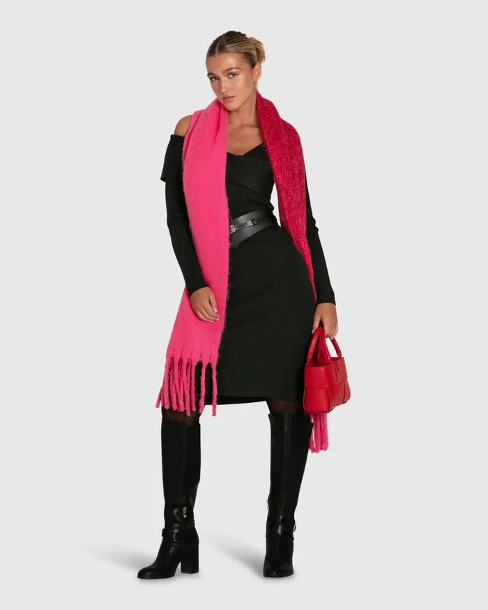 Dresses The Way You Move Knit Dress 8211 Black 8211 Belle and Bloom Women