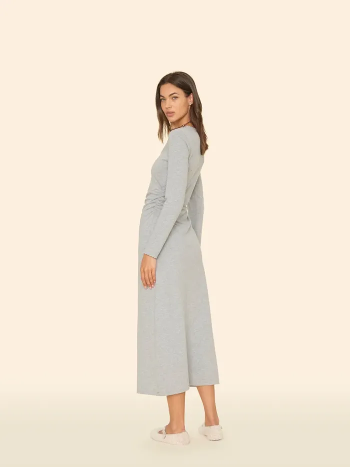 Dresses Women Heather Grey Wiley Dress XRENA Dresses Women Heather Grey Wiley Dress XRENA