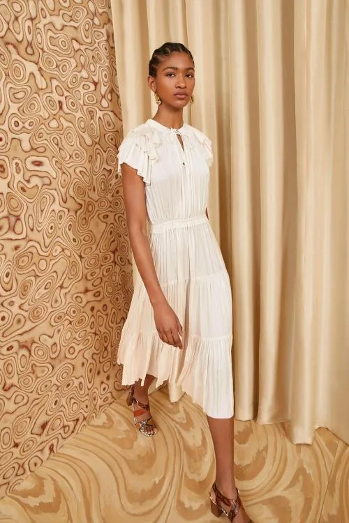 Dresses Women Ulla Johnson Blaire Dress Blanc