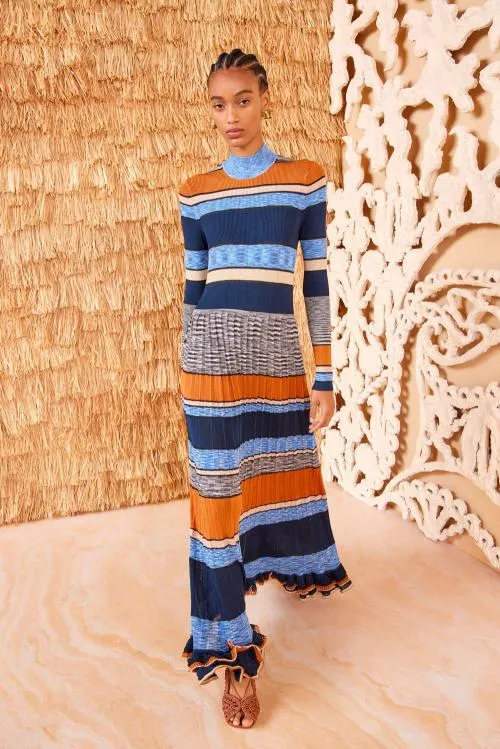 Dresses Women Ulla Johnson Evangeline Dress Adriatic Dresses Women Ulla Johnson Evangeline Dress Adriatic
