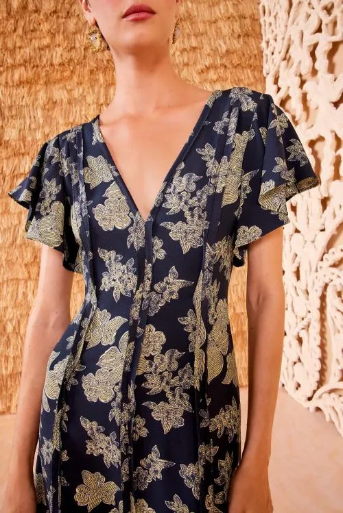 Dresses Women Ulla Johnson Evette Dress Minuit Dresses Women Ulla Johnson Evette Dress Minuit