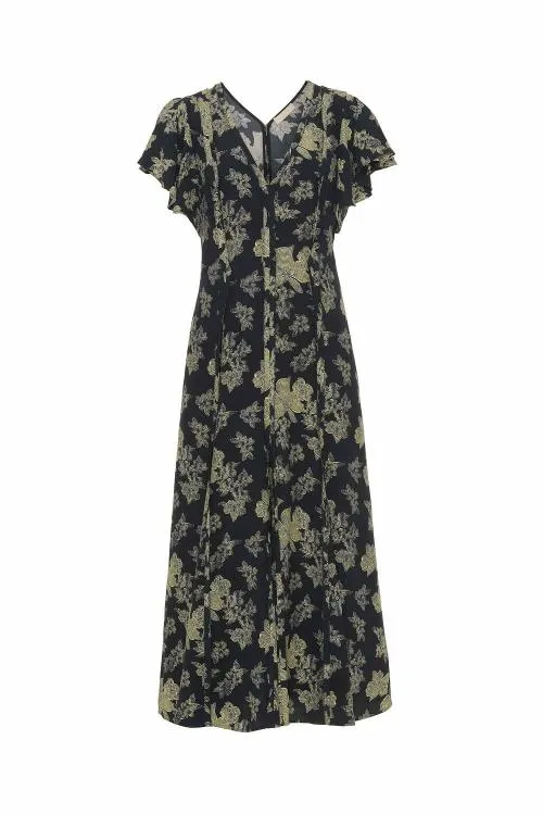 Dresses Women Ulla Johnson Evette Dress Minuit Dresses Women Ulla Johnson Evette Dress Minuit