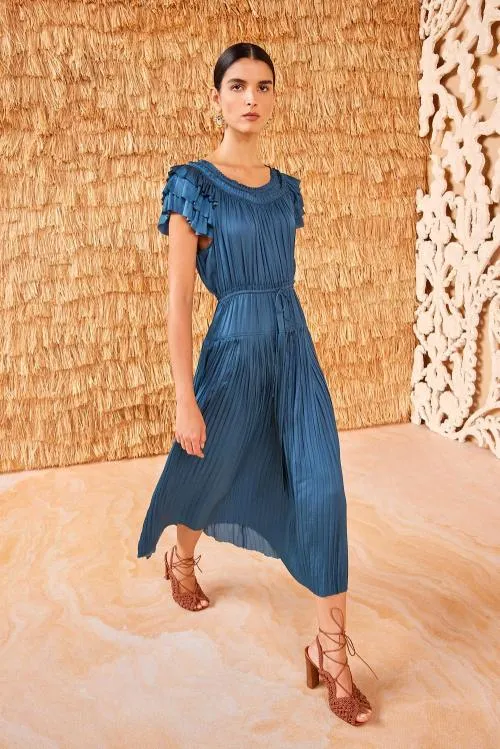 Dresses Women Ulla Johnson Kalesta Dress Neptune