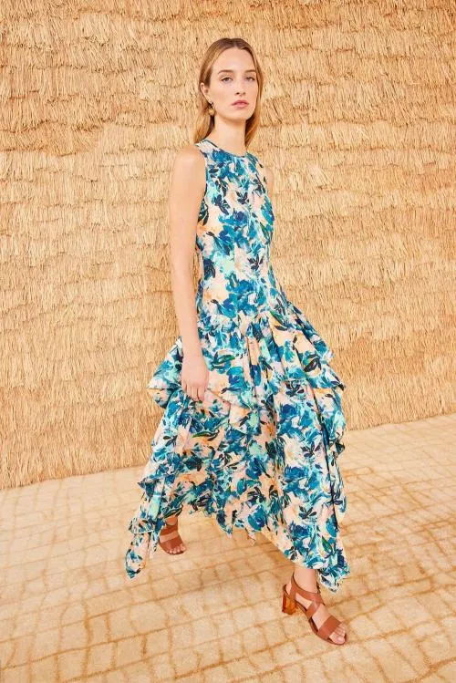 Dresses Women Ulla Johnson Mural Dress Delphinium