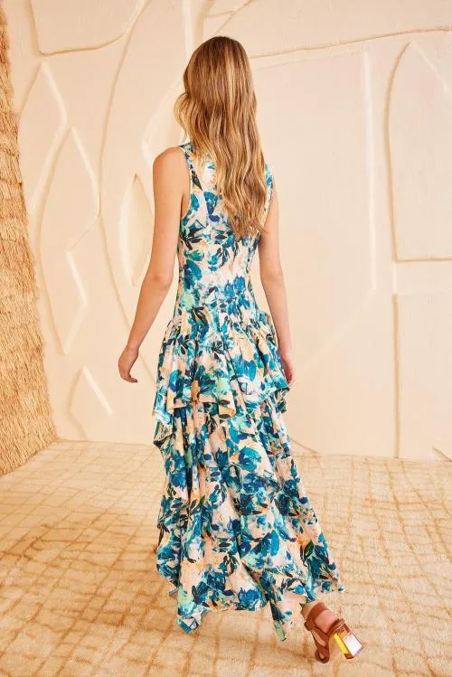 Dresses Women Ulla Johnson Mural Dress Delphinium Dresses Women Ulla Johnson Mural Dress Delphinium