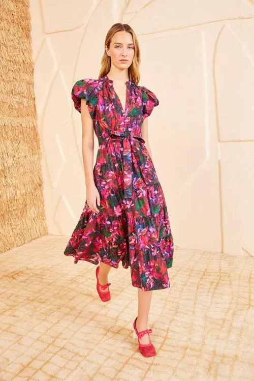 Dresses Women Ulla Johnson Ottilie Dress Hibiscus