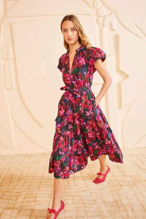 Dresses Women Ulla Johnson Ottilie Dress Hibiscus Dresses Women Ulla Johnson Ottilie Dress Hibiscus