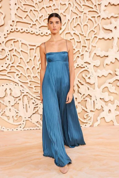Dresses Women Ulla Johnson Valira Gown Neptune Dresses Women Ulla Johnson Valira Gown Neptune