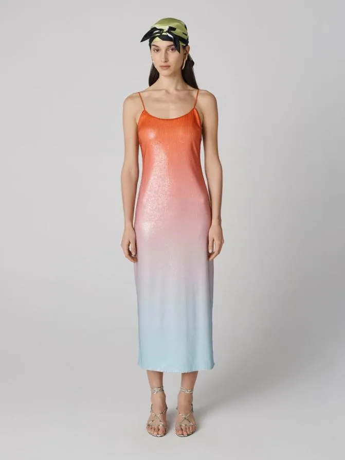 DVF Dresses Alessa Ombre Dress Cirrus Ombre 8211 Women