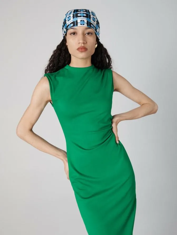 DVF Dresses Darrius Dress Signature Green 8211 Women