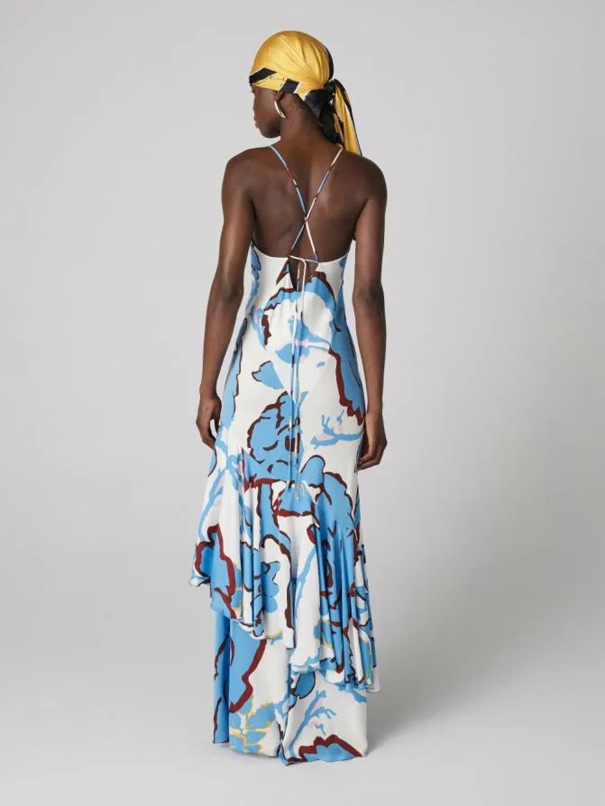 DVF Dresses Luisa Dress Giant Heritage Vine White 8211 Women