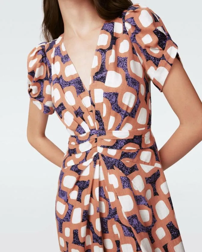 DVF Dresses Seth Dress Deco Geo 8211 Women