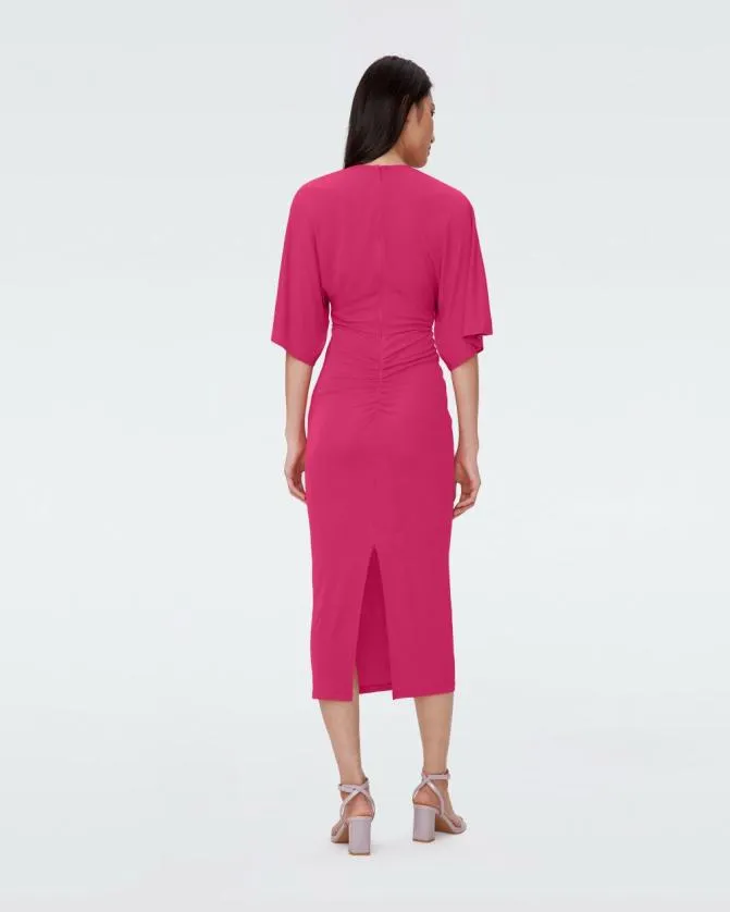 DVF Dresses Valerie Dress Bright Berry 8211 Women