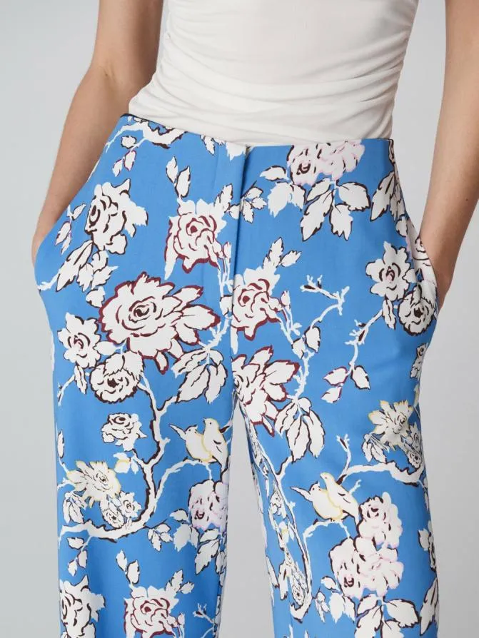 DVF Pants and Shorts Alexander Pants Heritage Vine Blue 8211 Women
