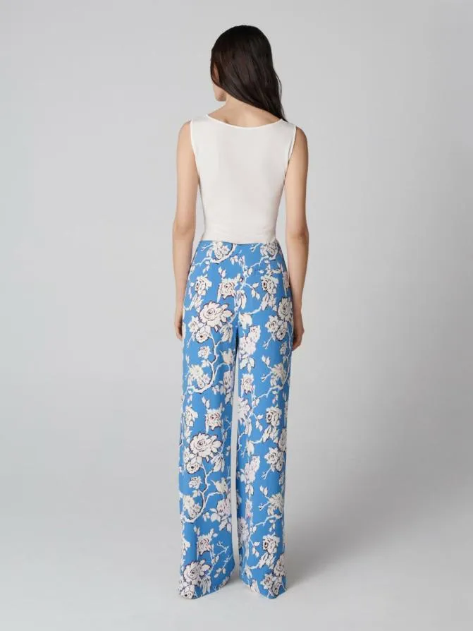 DVF Pants and Shorts Alexander Pants Heritage Vine Blue 8211 Women