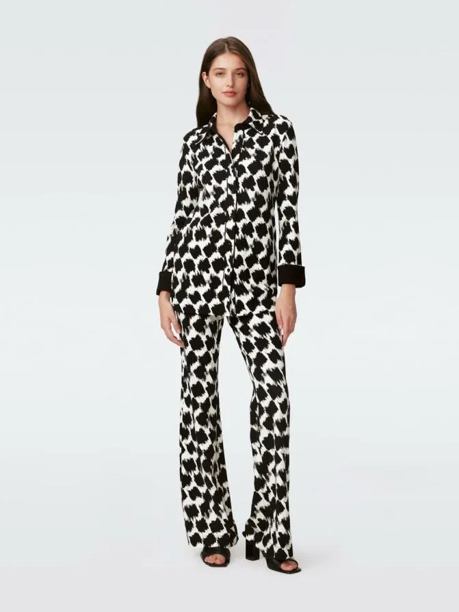 DVF Pants and Shorts Brooklyn Pants Brush Tooth 8211 Women