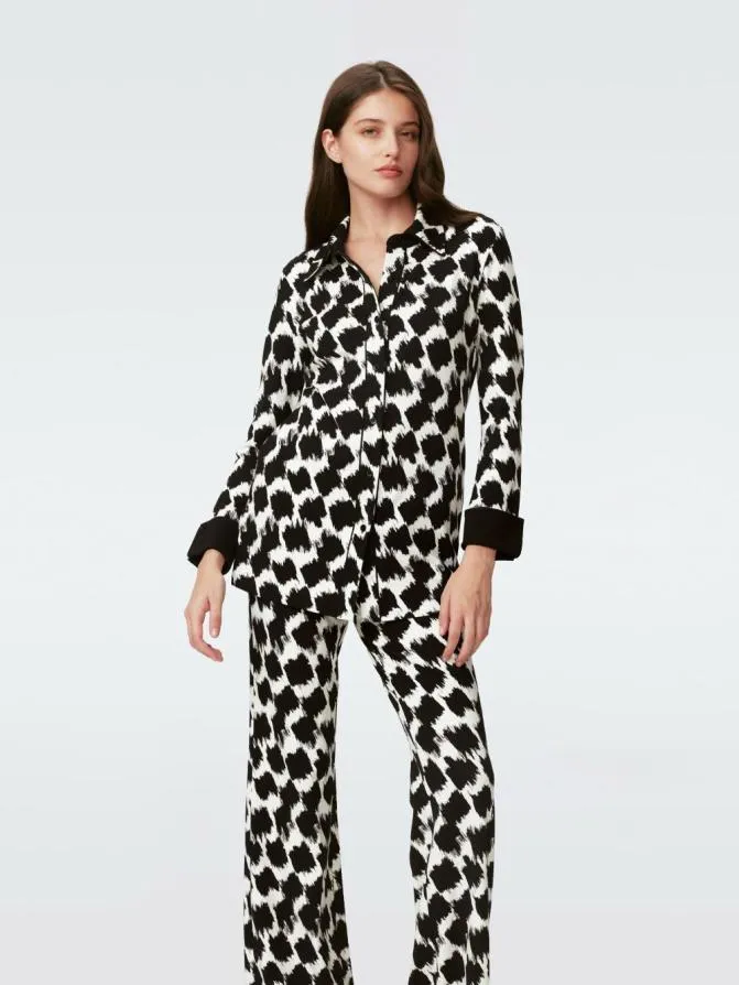 DVF Pants and Shorts Brooklyn Pants Brush Tooth 8211 Women