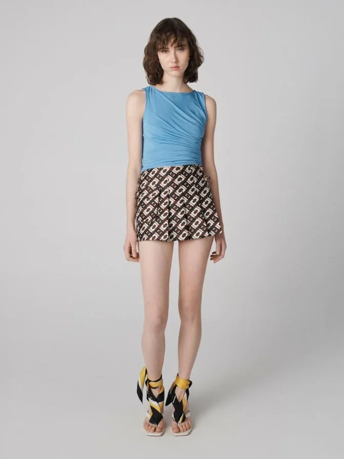 DVF Shirts and Tops Athena Top Signature Blue 8211 Women