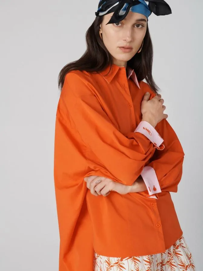 DVF Shirts and Tops Laura Shirt Burnt Orange 8211 Women