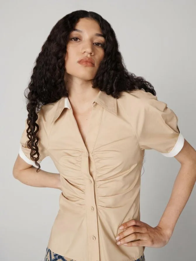 DVF Shirts and Tops Sheskita Top Khaki 8211 Women