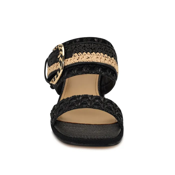 Ebels Block Heel Slide Sandals Ebels Block Heel Slide Sandals