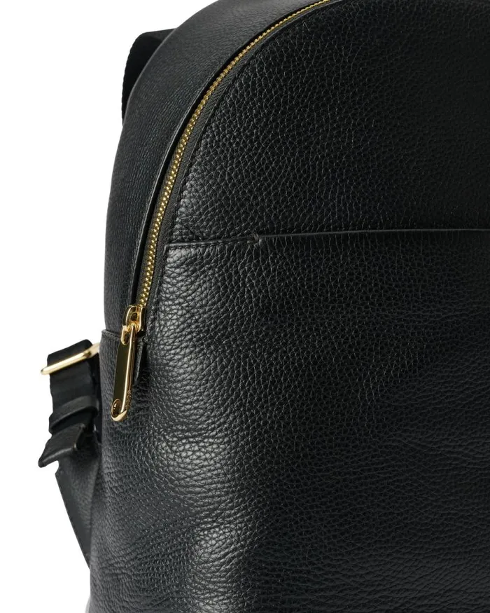 Ecco Backpacks Bags and Accessories ECCO Round Pack Pebbled Black Ecco Backpacks Bags and Accessories ECCO Round Pack Pebbled Black