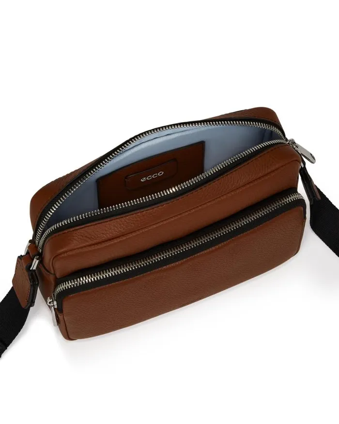 Ecco Crossbody and Shoulder Bags Bags and Accessories ECCO Camera Bag Pebbled Brown Ecco Crossbody and Shoulder Bags Bags and Accessories ECCO Camera Bag Pebbled Brown