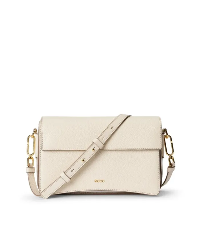 Ecco Crossbody and Shoulder Bags Bags and Accessories ECCO Pinch Large Pebbled Beige Ecco Crossbody and Shoulder Bags Bags and Accessories ECCO Pinch Large Pebbled Beige