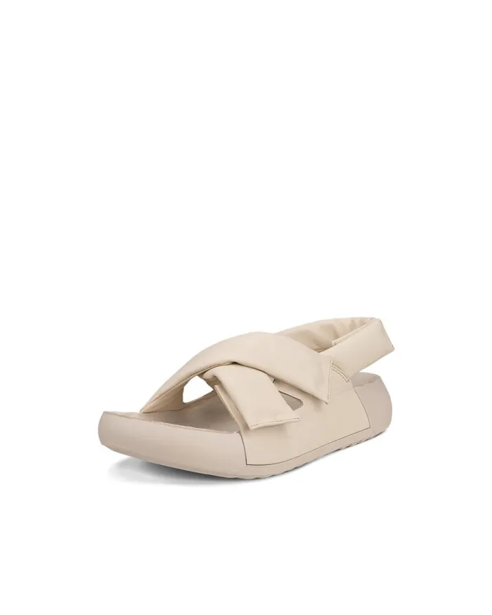 Ecco Sandals Women ECCO Cozmo Platform Beige Ecco Sandals Women ECCO Cozmo Platform Beige