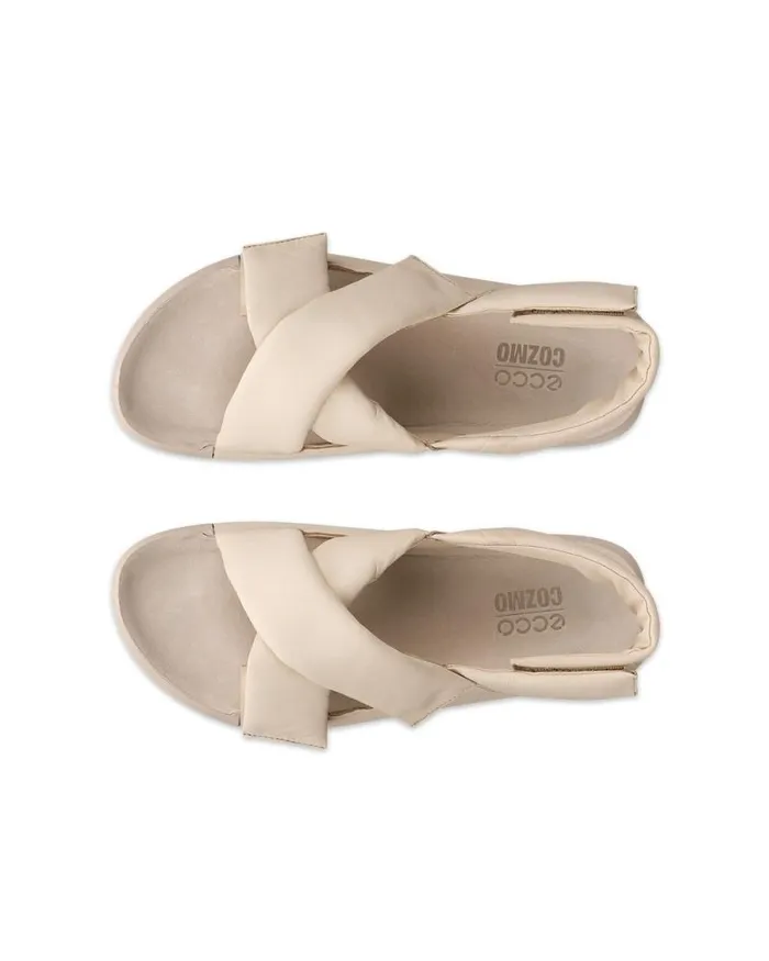 Ecco Sandals Women ECCO Cozmo Platform Beige Ecco Sandals Women ECCO Cozmo Platform Beige