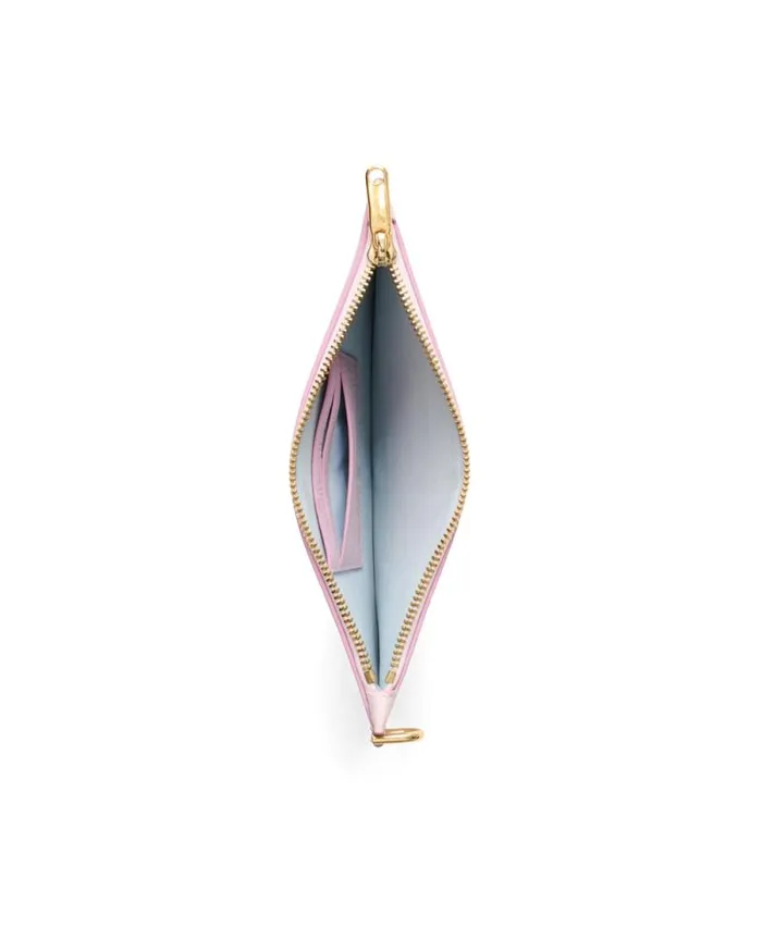 Ecco Small Leather Goods Bags and Accessories ECCO Wristlet Soft Pebbled Pink Ecco Small Leather Goods Bags and Accessories ECCO Wristlet Soft Pebbled Pink