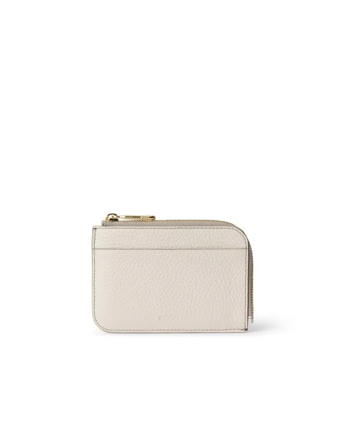 Ecco Small Leather Goods Bags and Accessories ECCO Zipped Pebbled Beige