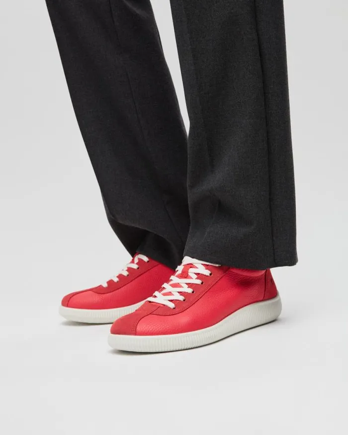 Ecco Sneakers Women ECCO Soft Zero Red Ecco Sneakers Women ECCO Soft Zero Red