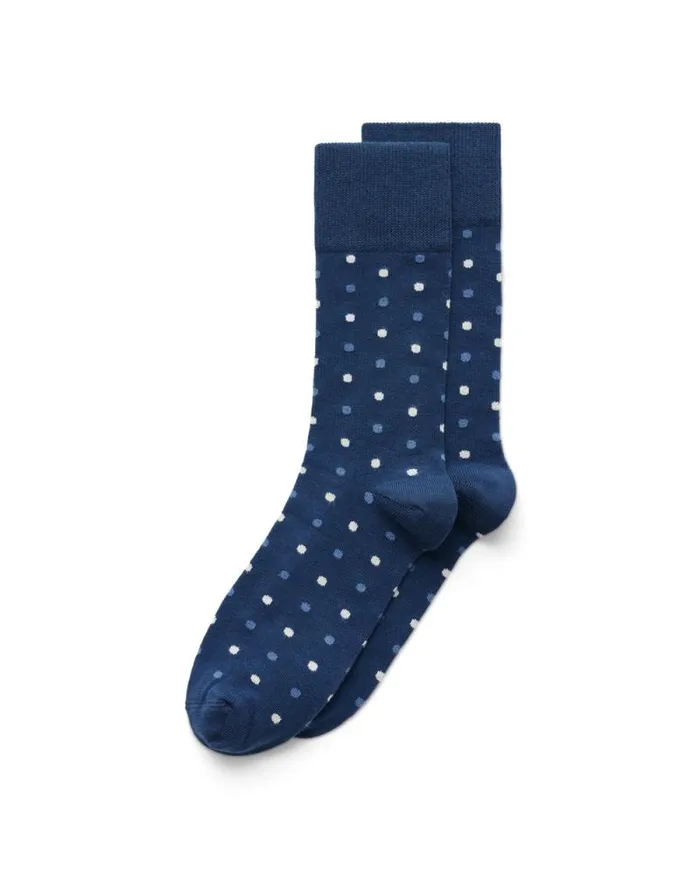 Ecco Socks Men ECCO Classic Dotted Blue