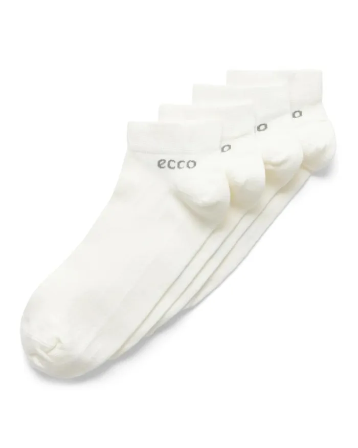 Ecco Socks WomenMen ECCO Classic Longlife 2pack White